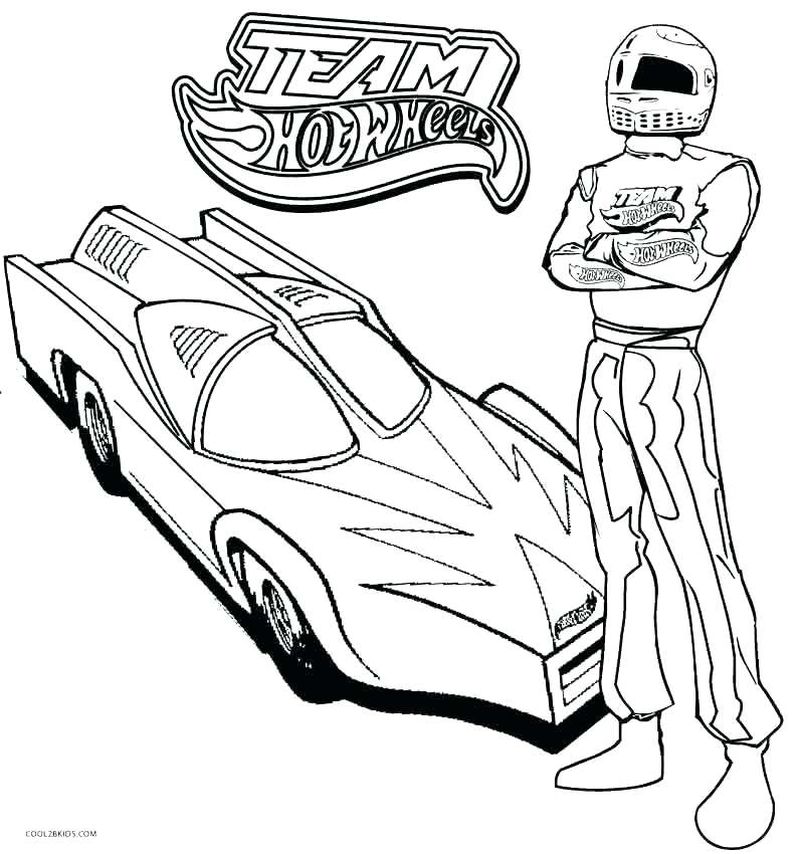 hot wheels coloring pages 054