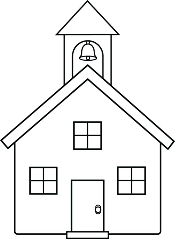 house coloring pages free printable