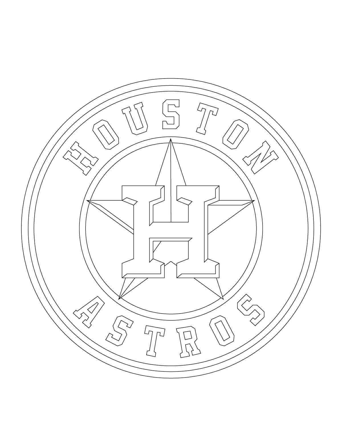 houston astros coloring pages
