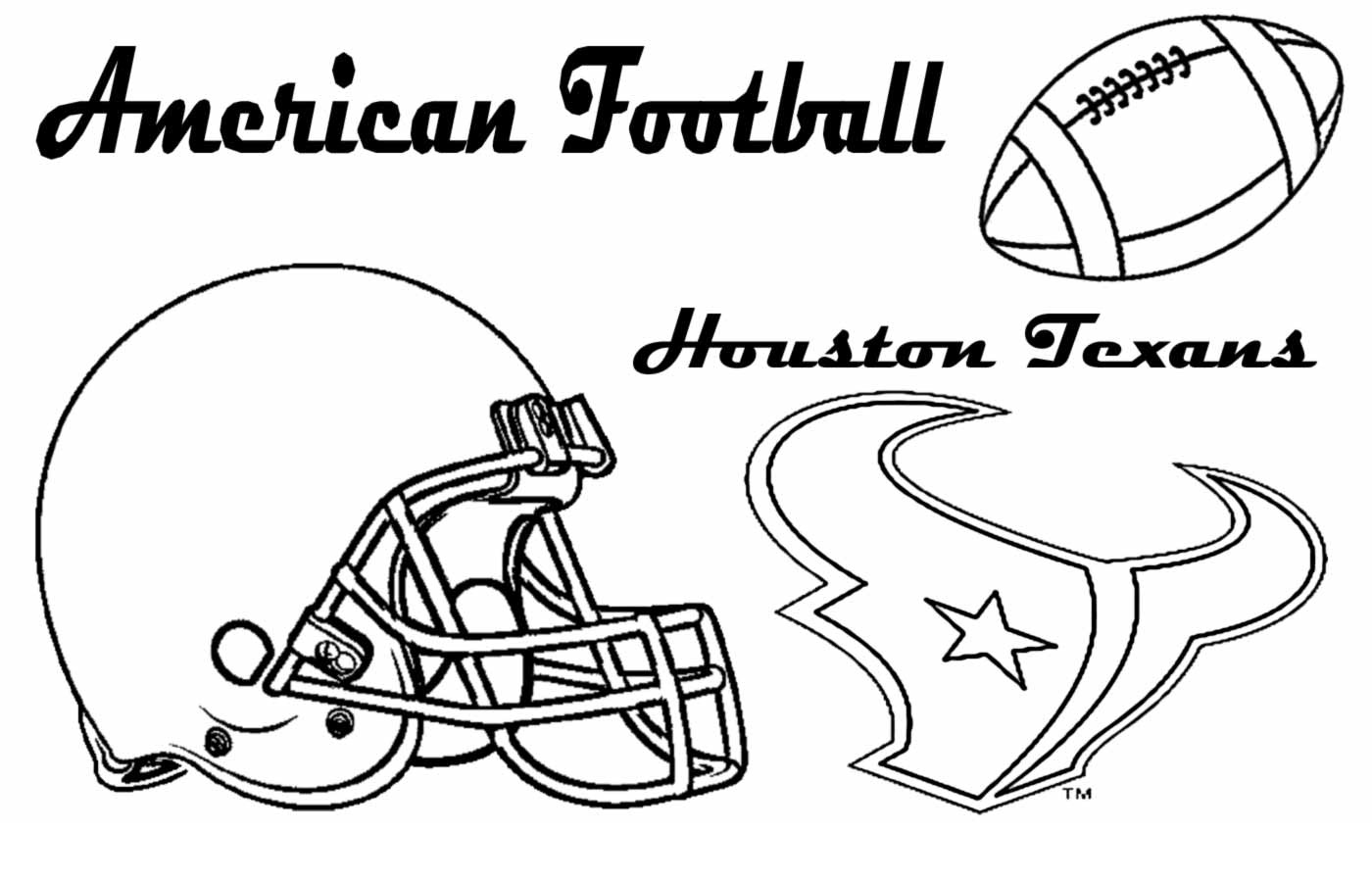 houston texans helmet coloring pages
