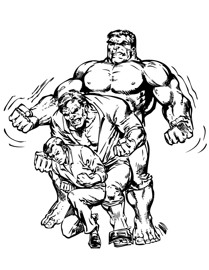 hulk coloring pages for boys