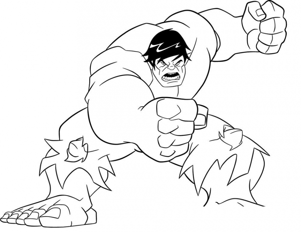 hulk coloring pages online games