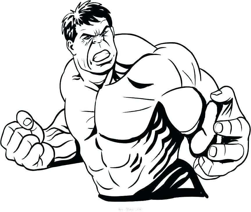 hulk coloring pages printables