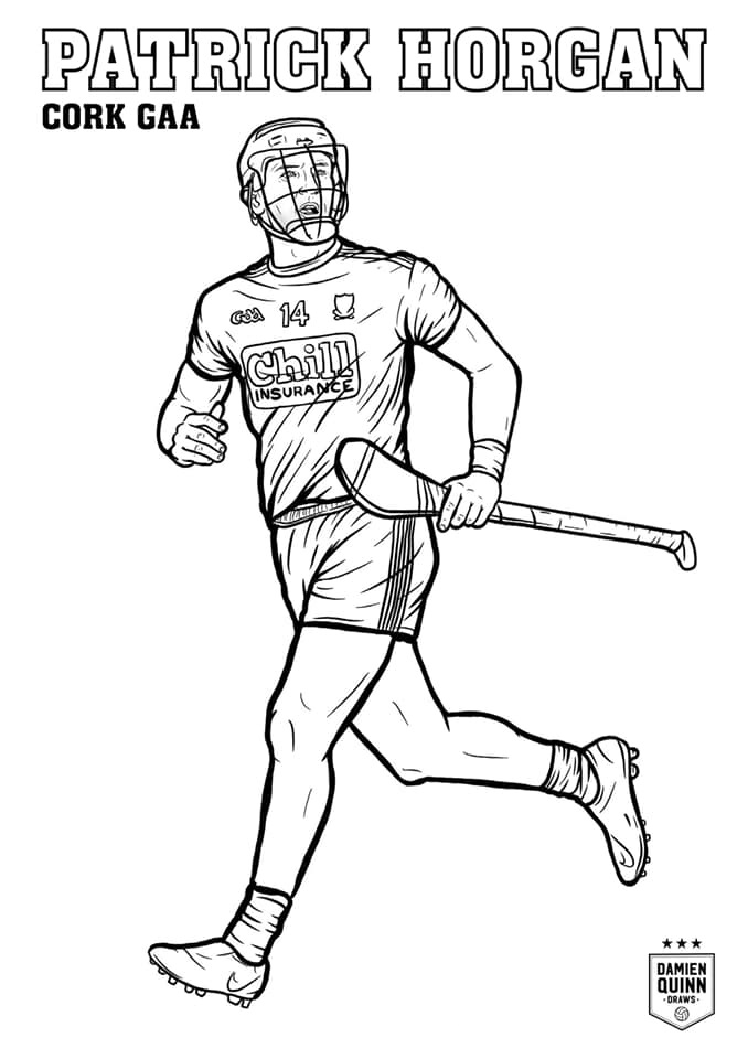 hurling coloring pages to print
