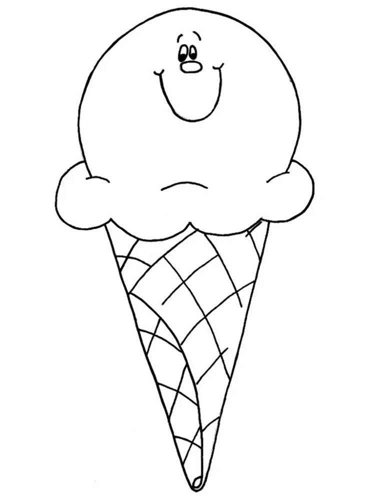 ice cream coloring pages for kids