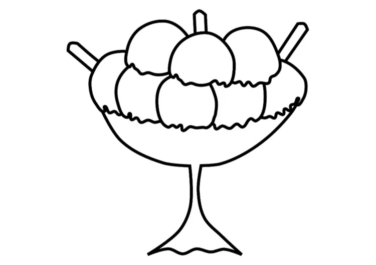 ice cream cone printable coloring pages
