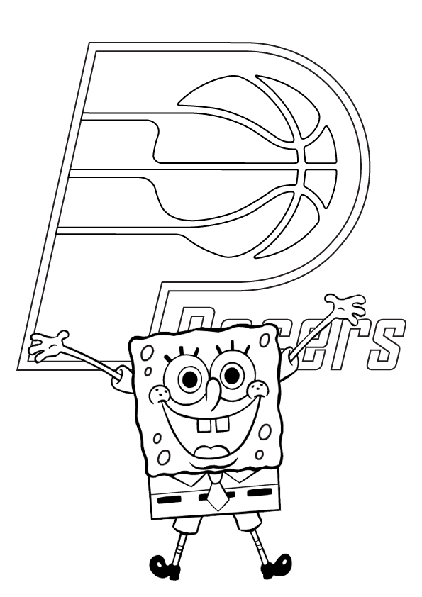 indiana pacers coloring pages for kids