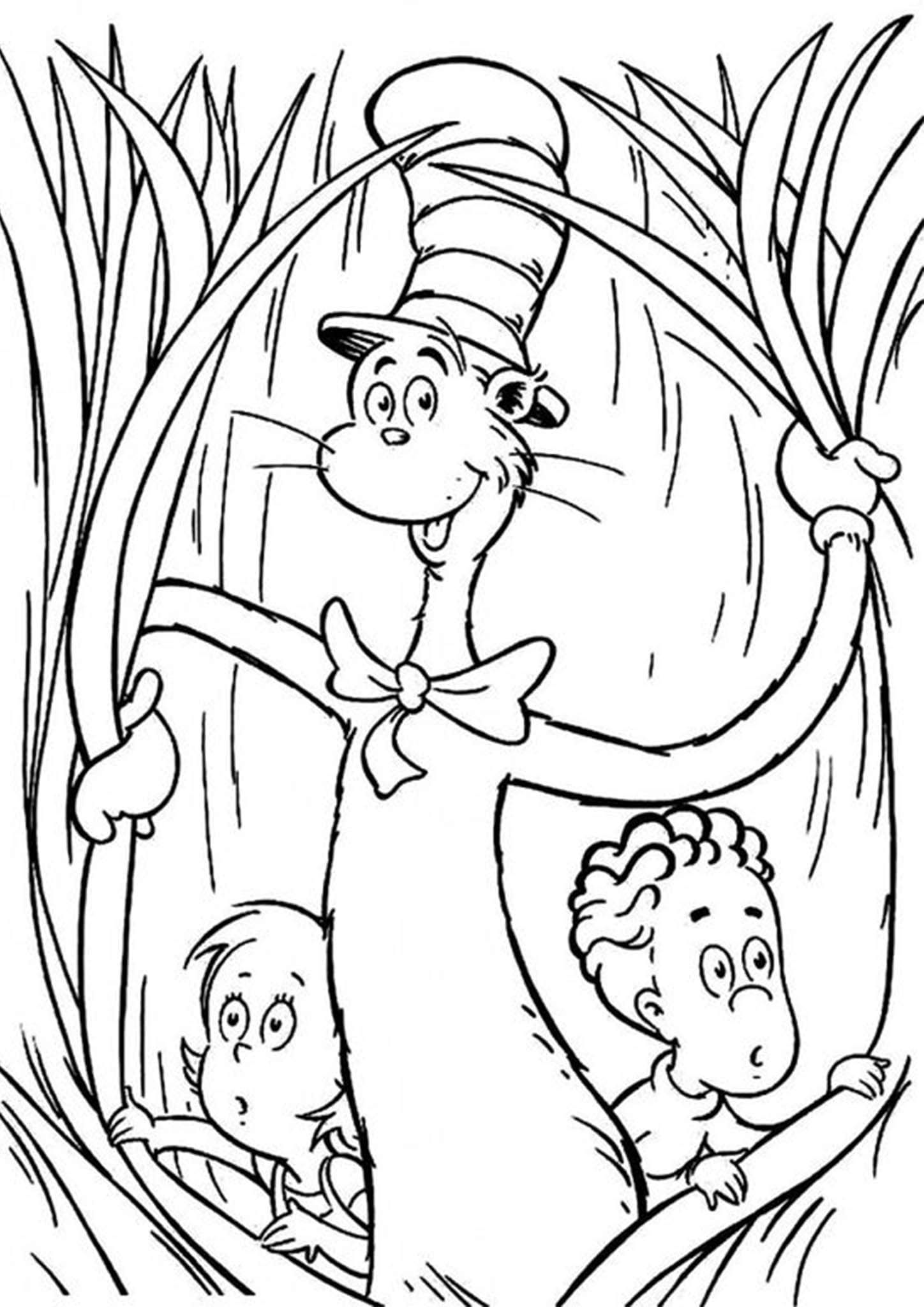 dr seuss coloring pages printable free
