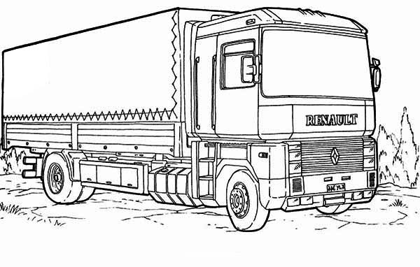 international truck coloring pages