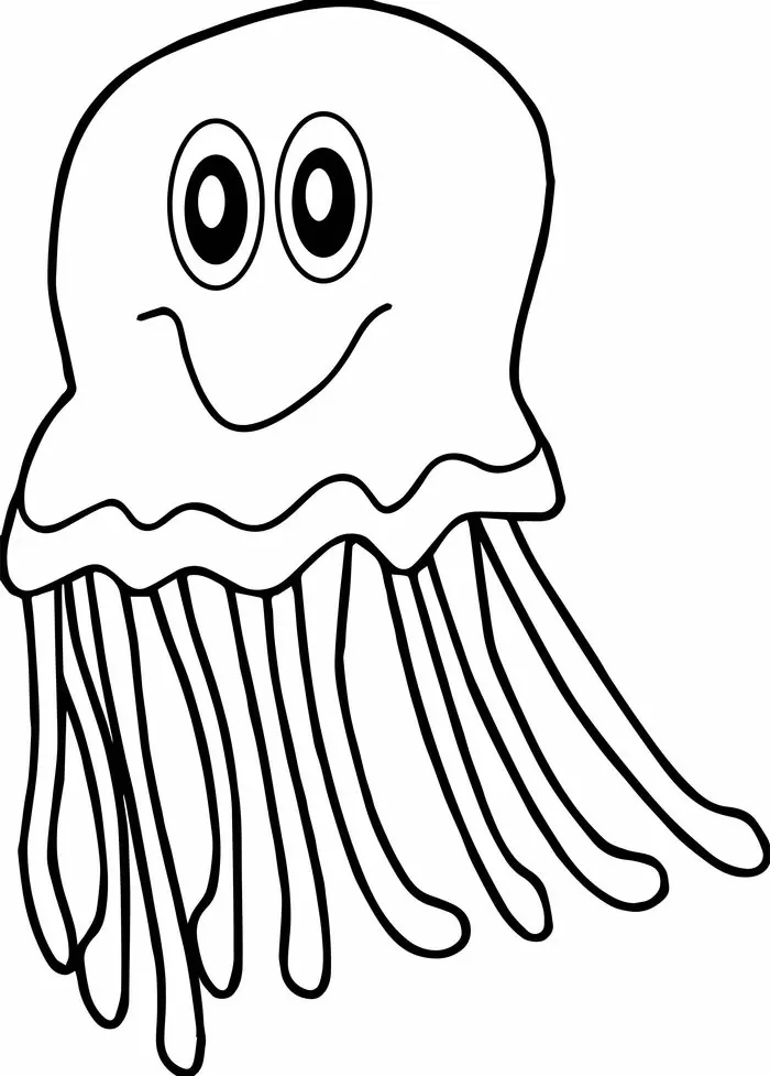 coloring pages jellyfish