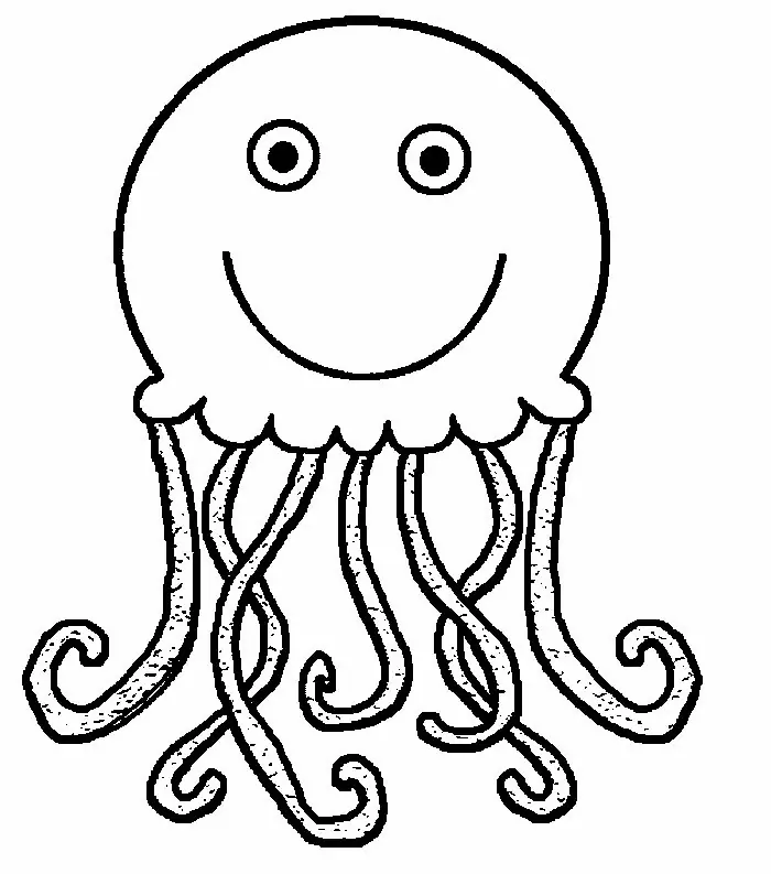 jellyfish jumbo coloring pages