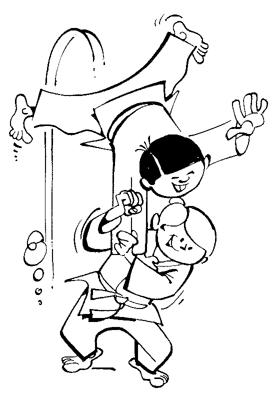 judo coloring pages to print