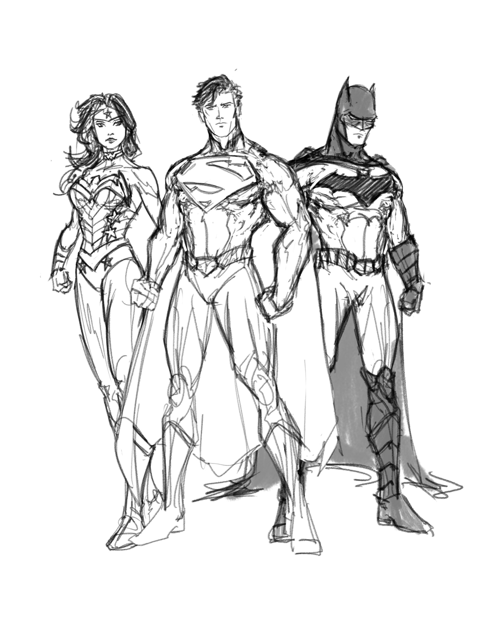 justice league family coloring pages