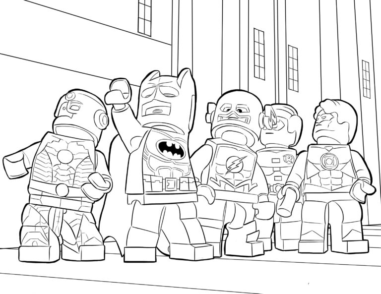 Justice League Coloring Pages Pdf Free To Print - Coloringfolder.com