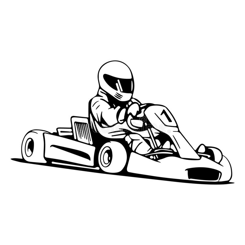 kart racing coloring pages
