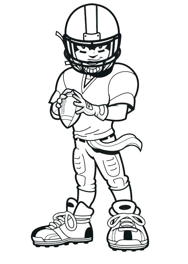 kids football coloring pages