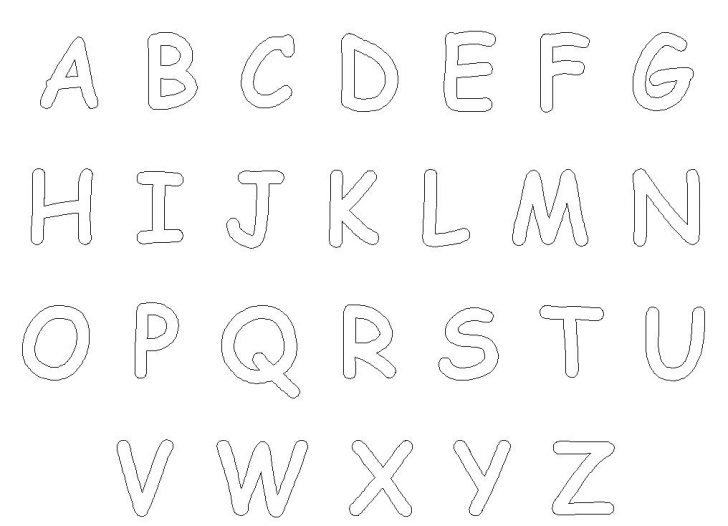 kindergarten alphabet coloring pages