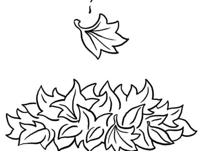 fall leaves coloring pages