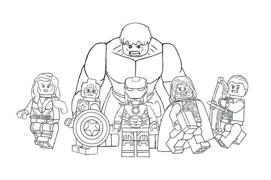 lego avengers coloring pages 1