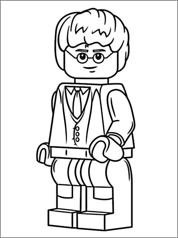 lego harry potter coloring pages