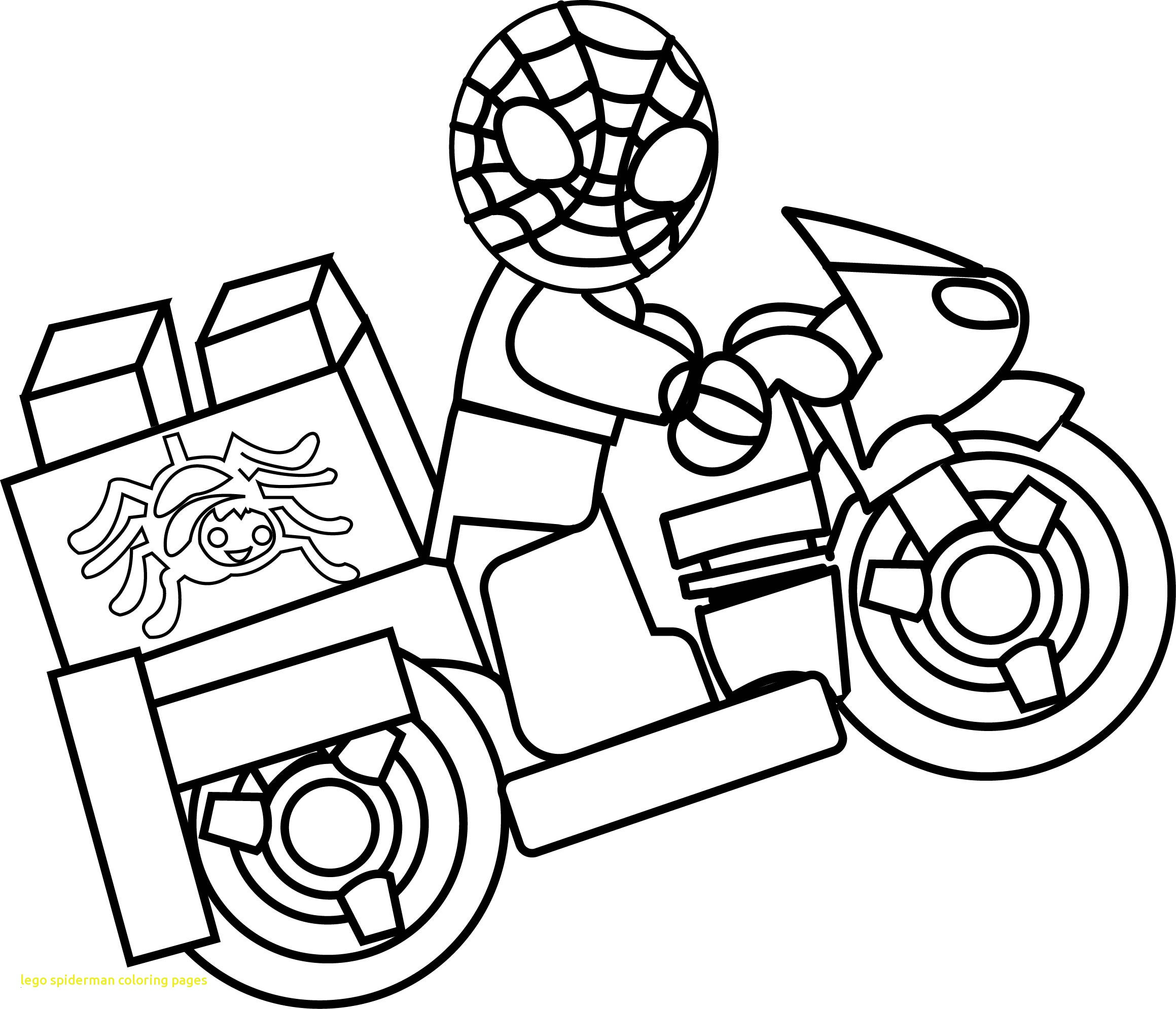 lego spiderman coloring page