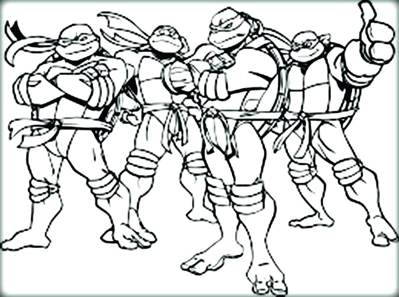 Printable Ninja Turtle Coloring Pages - Coloringfolder.com