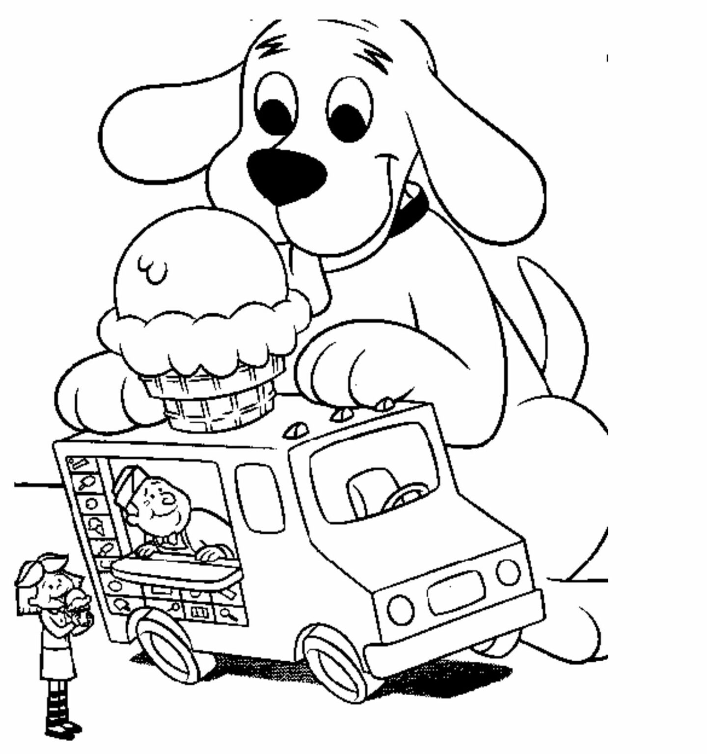 Let's Have Fun With Clifford Coloring Pages Pdf - Coloringfolder.com