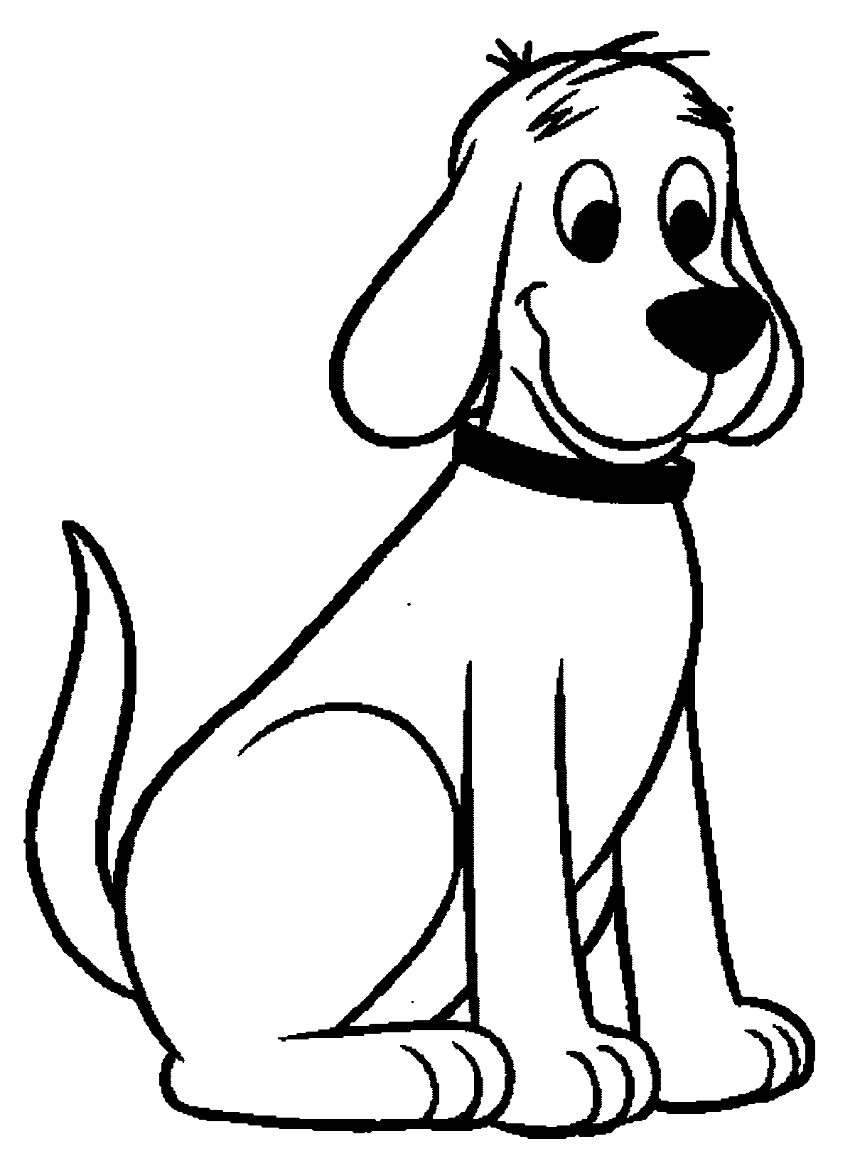 coloring pages of clifford