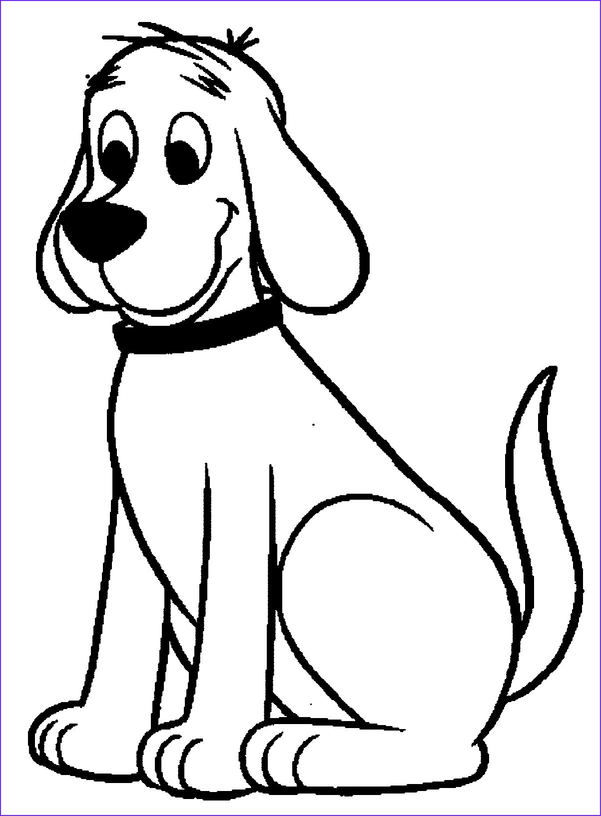 puppy clifford coloring pages