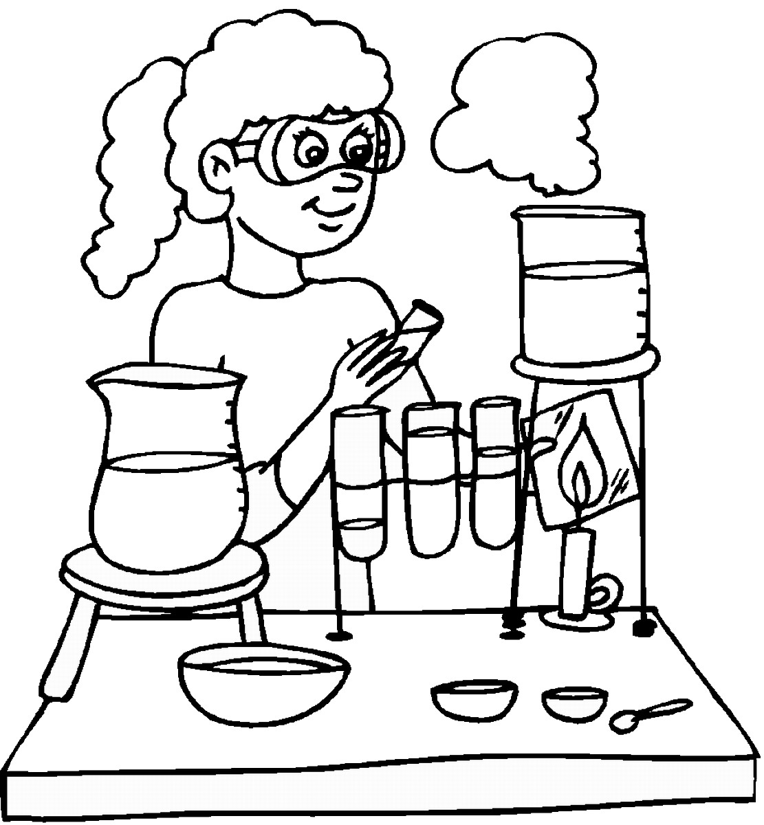 science coloring pages pdf