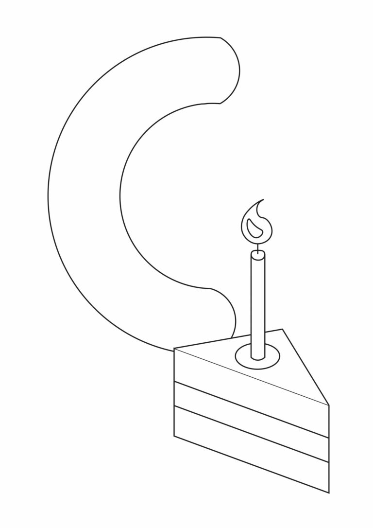 Letter C Coloring Pages Pdf Free To Print - Coloringfolder.com