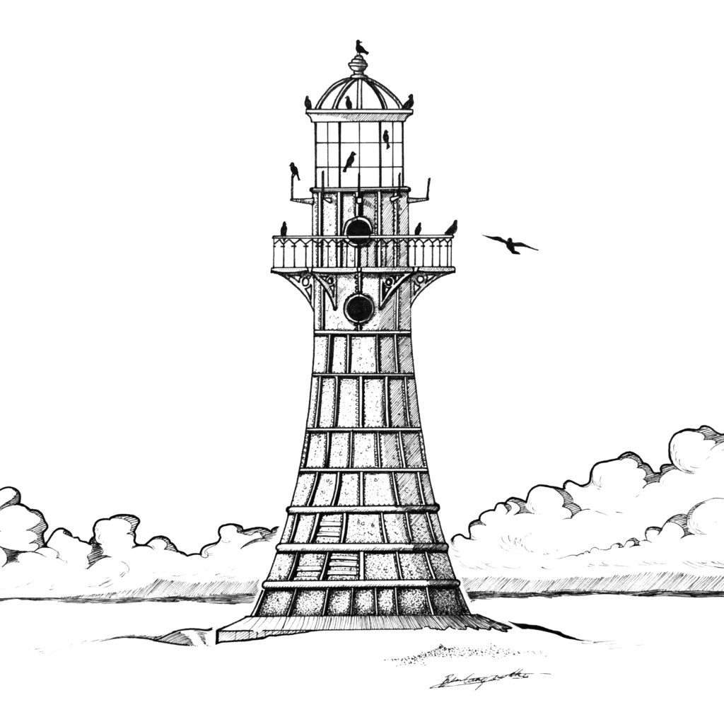 lighthouse coloring pages for adults