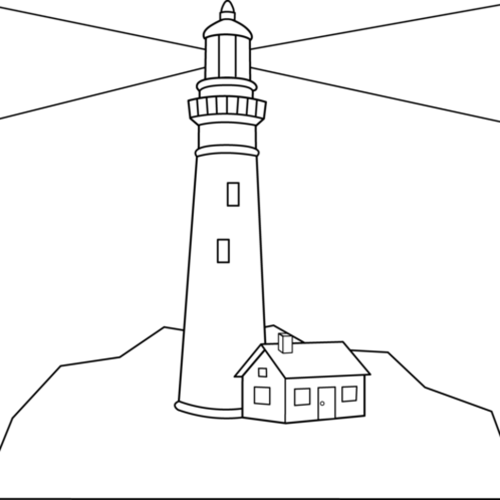lighthouse coloring pages