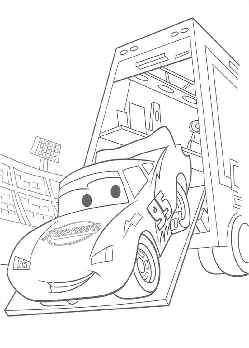 lightning mcqueen coloring pages for kids