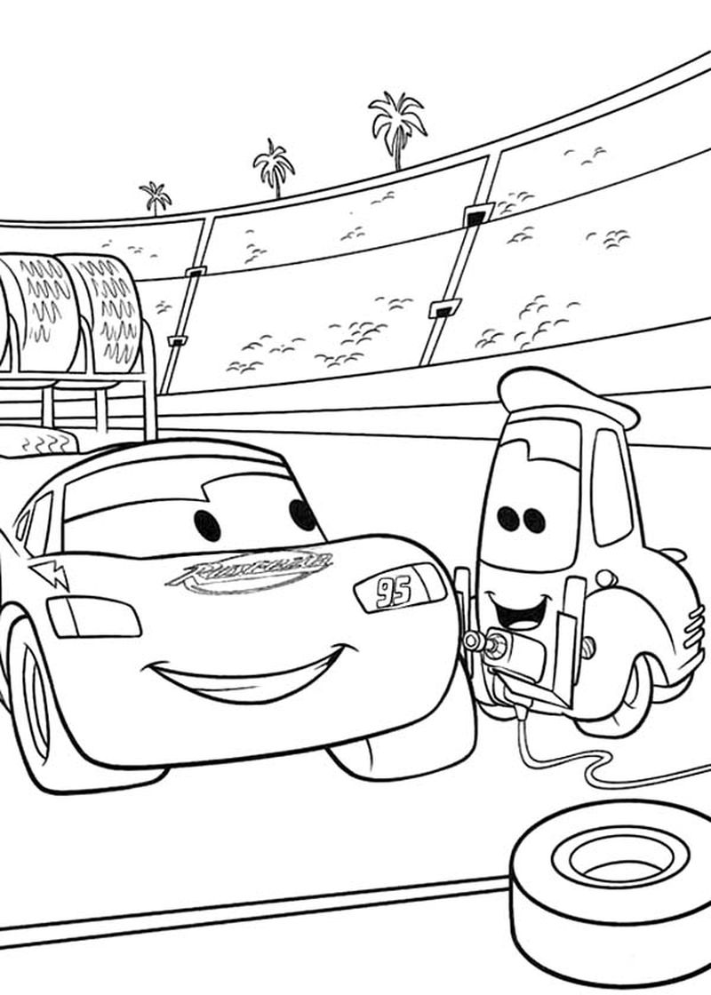 lightning mcqueen coloring sheets 1