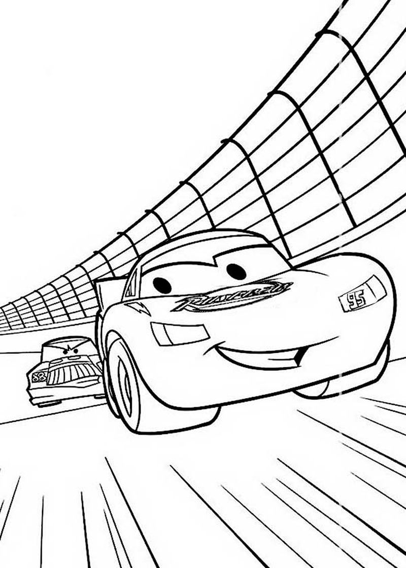 lightning mcqueen coloring sheets