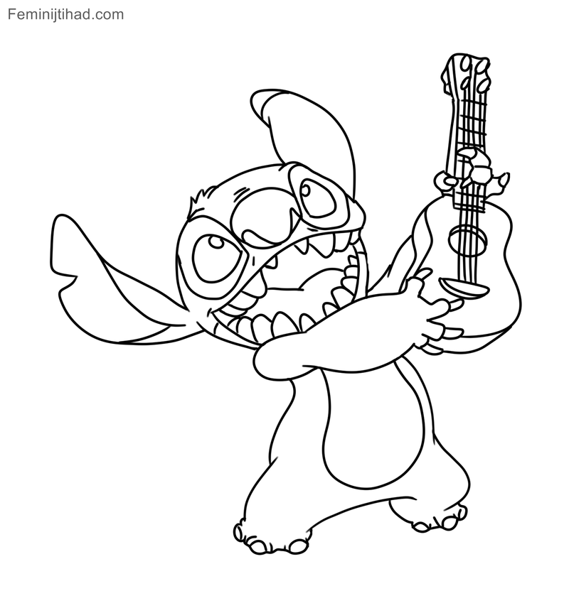 lilo and stitch coloring pages to print