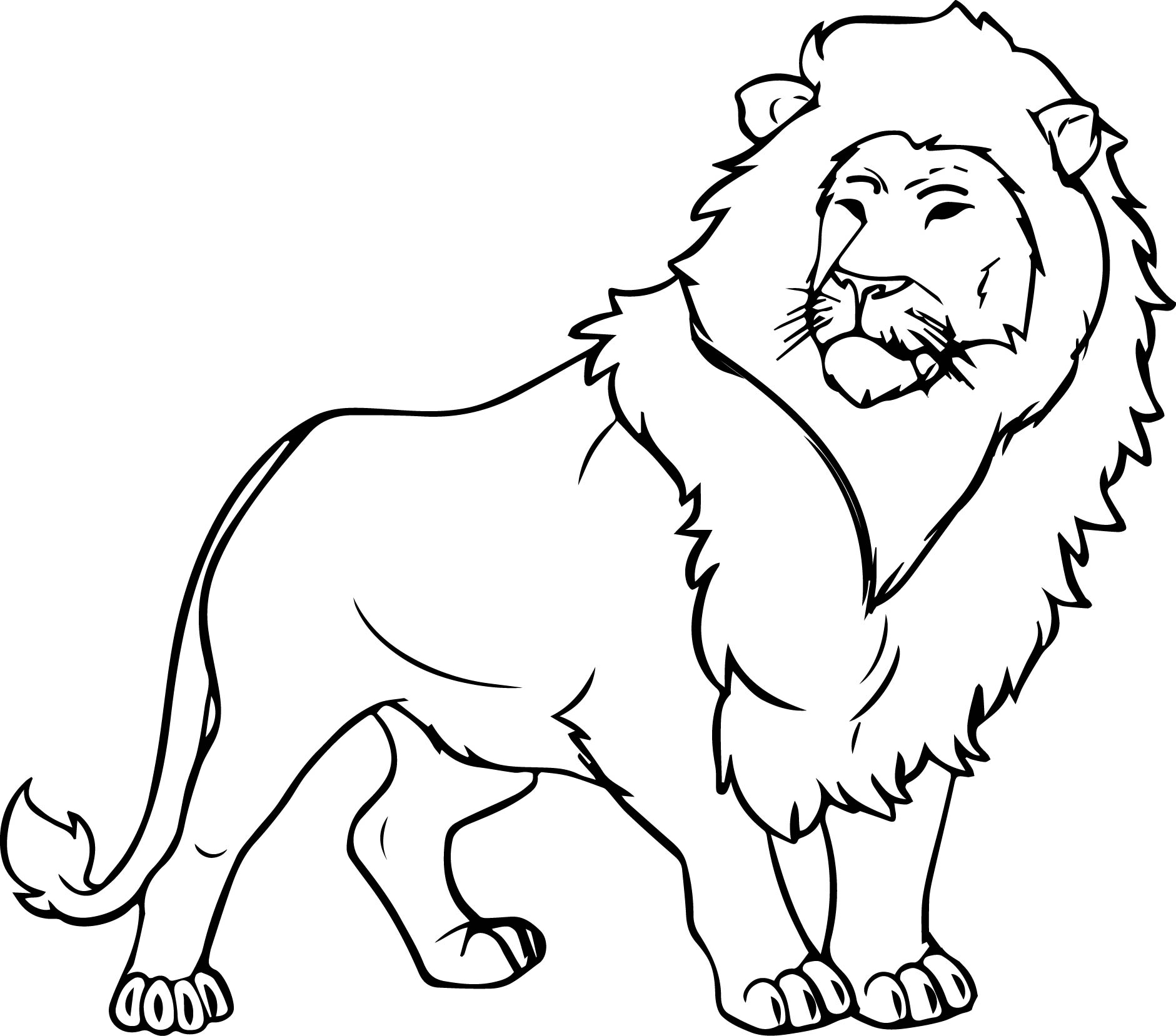 lion coloring pages free