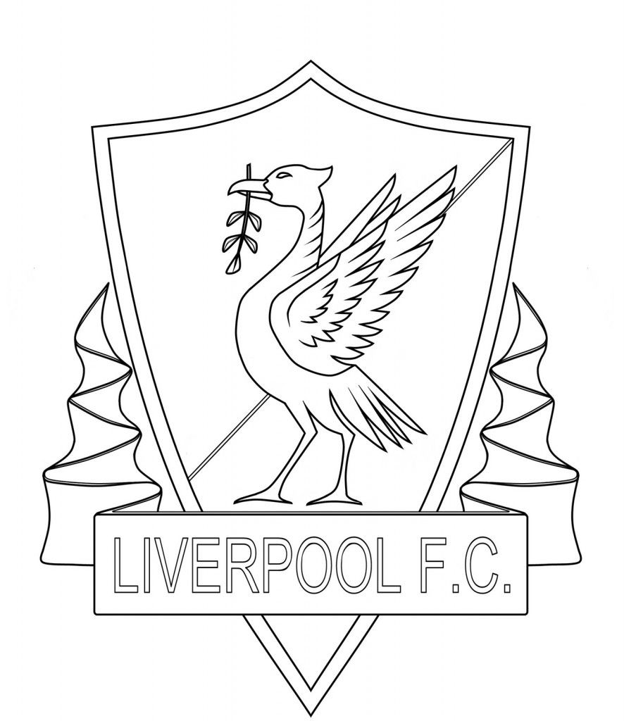 liverpool logo coloring pages