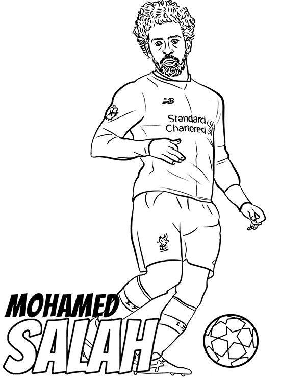 liverpool players coloring pages