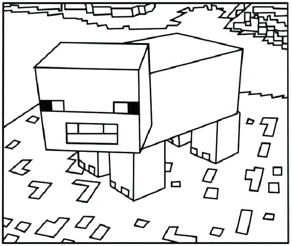 minecraft coloring pages sword