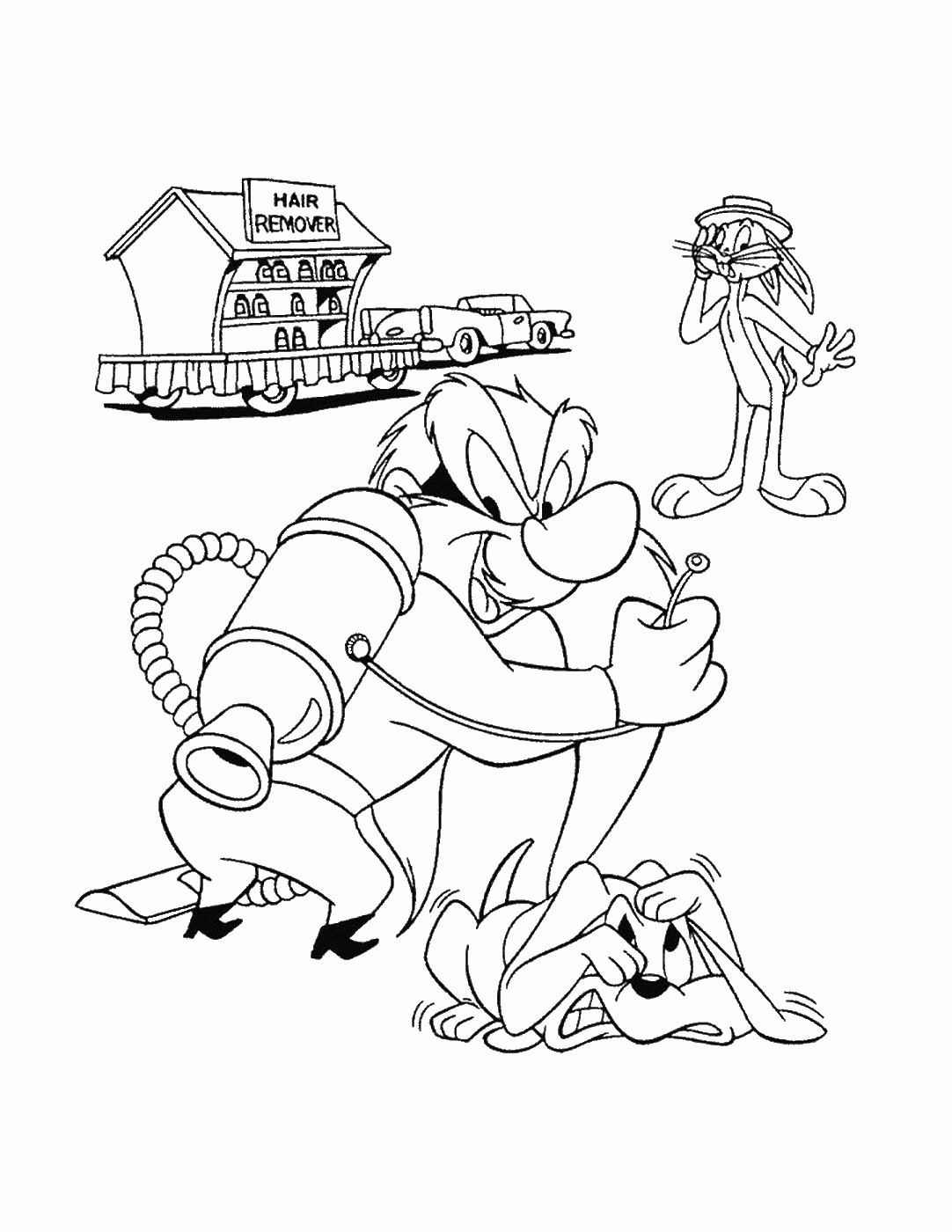 looney tunes coloring pages