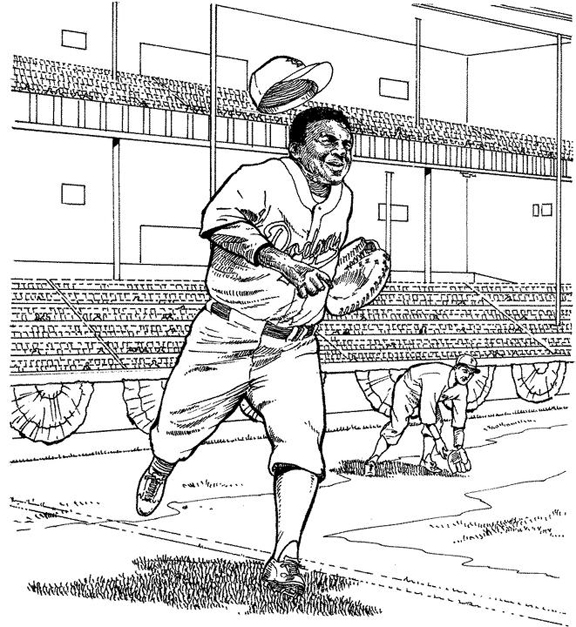 los angeles dodgers player coloring pages