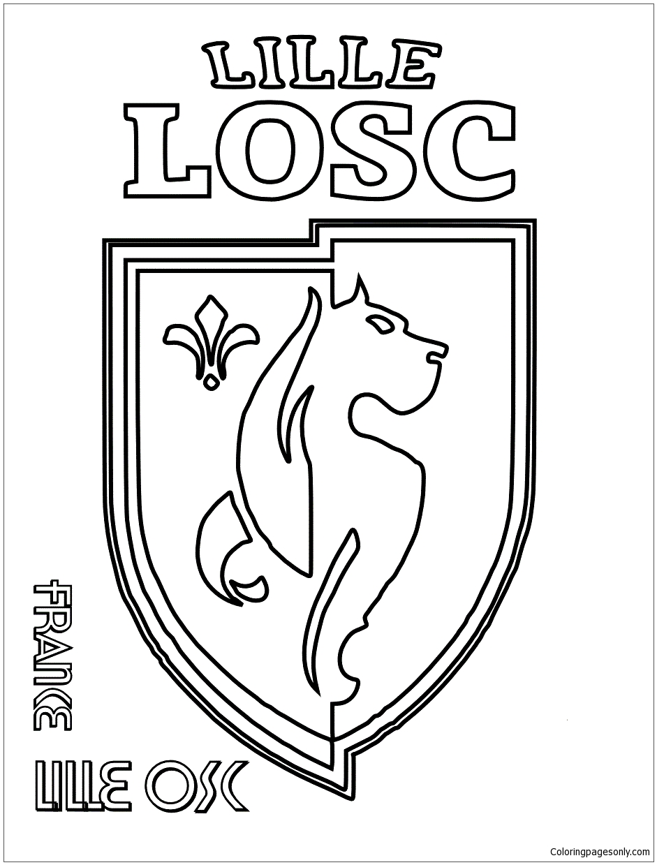 losc lille coloring pages