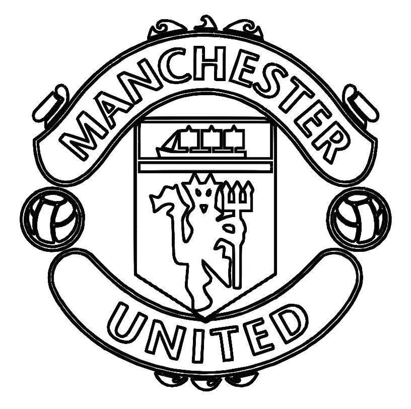 manchester united coloring pages printable