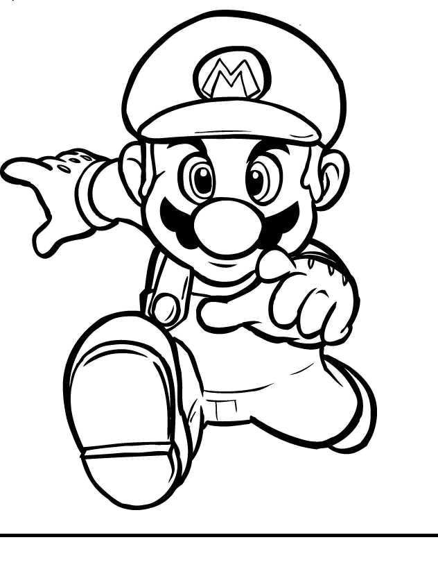 mario coloring pages online