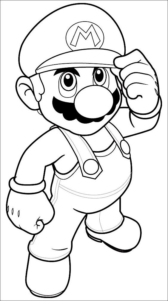 mario galaxy printable coloring pages