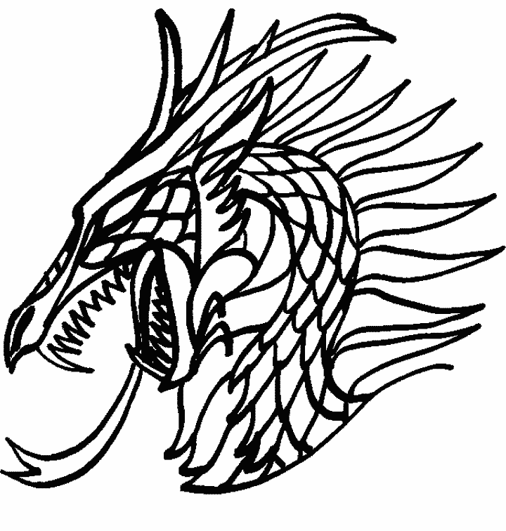 medieval dragon coloring pages