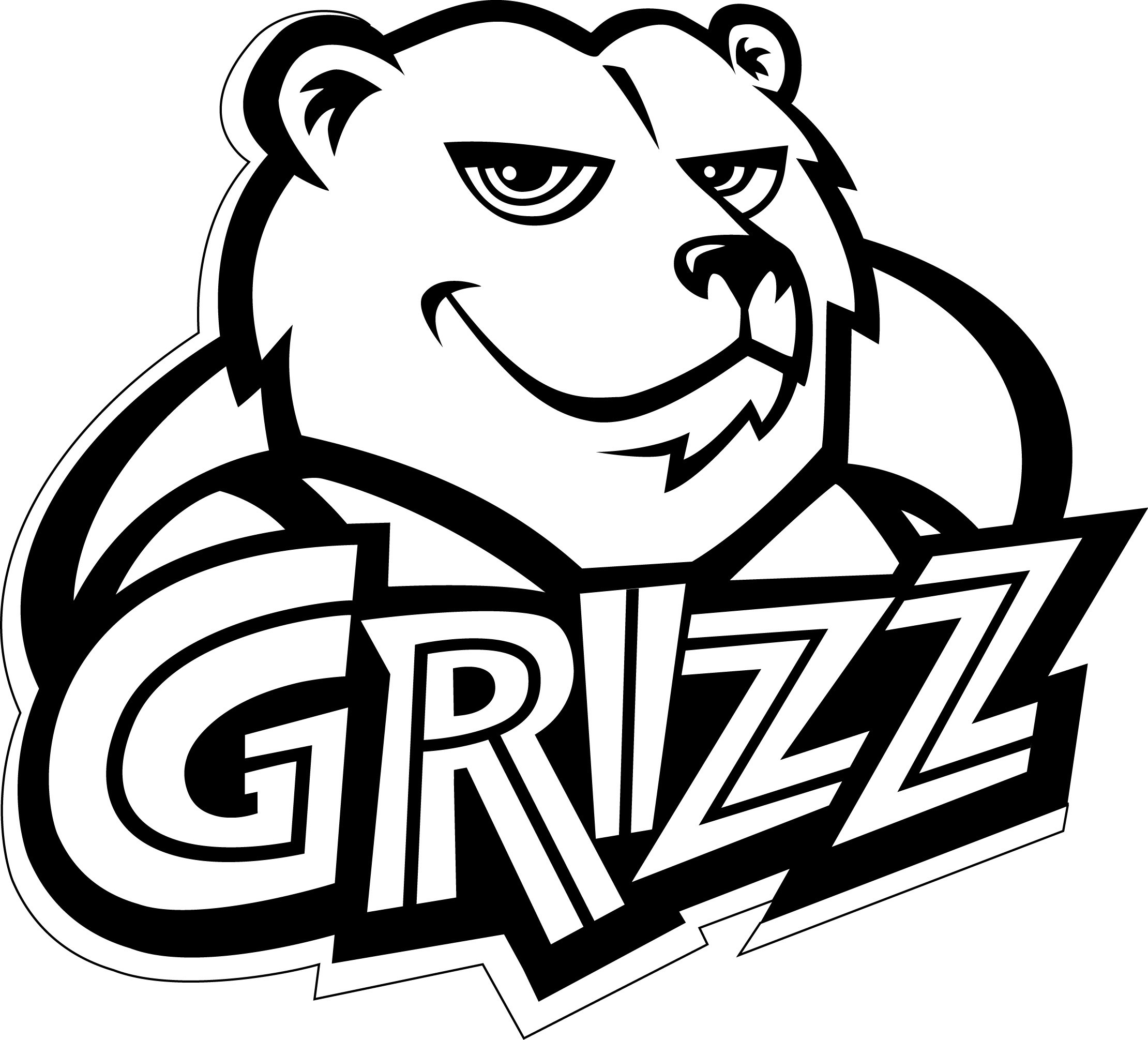 memphis grizzlies mascot coloring pages