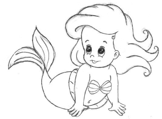 mermaid coloring pages print